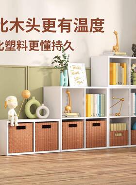 金属格书子皮柜柜自由组合落地电视柜客厅卧室UJC铁书架柜储物置