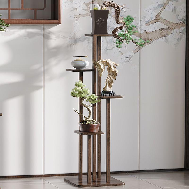 花架置架花盆架架子客厅落地式无品牌/吊兰架室物内花中仿古式盆