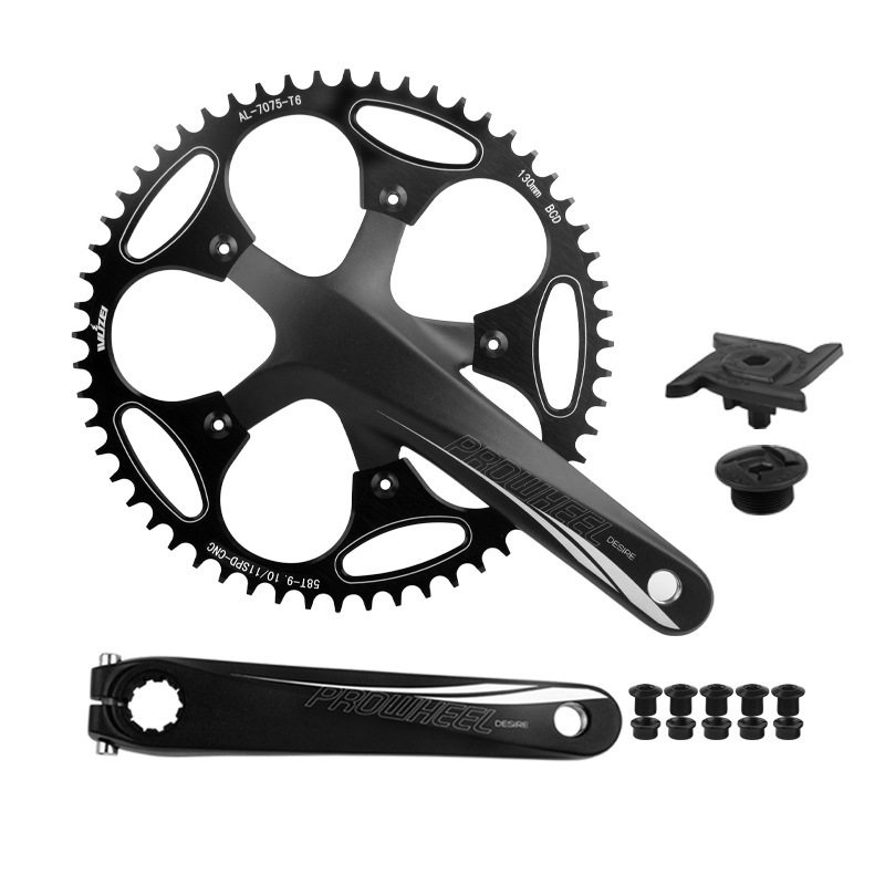 浩盟prowheel130BCD公路车牙盘正负齿5爪单盘172.5曲柄自行车链轮图片
