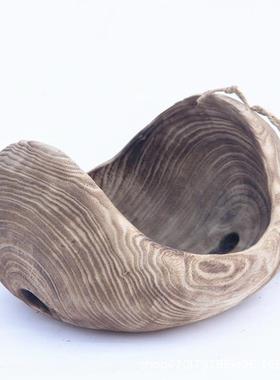 销售手工制作器木绿植多肉花盆CF19269托盘果家盘田园居装饰质皿