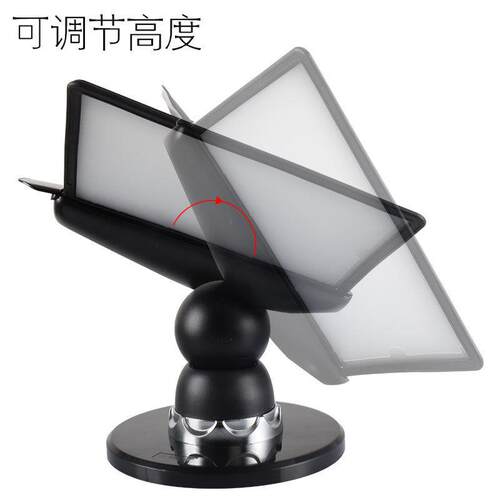 件装得快页文架A4菜单价翻签展架透明活页10张旋转展桌面732示架