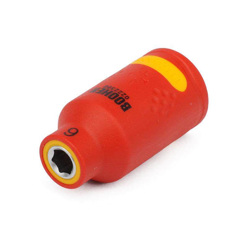 宝合公制3工/8中RUS飞VE绝缘6角套筒套10mm六角筒头套管扳D手具配