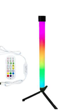 ED幻彩RGB金属三脚围灯管30M255架M40MM跑马流水APP声L控氛落地灯