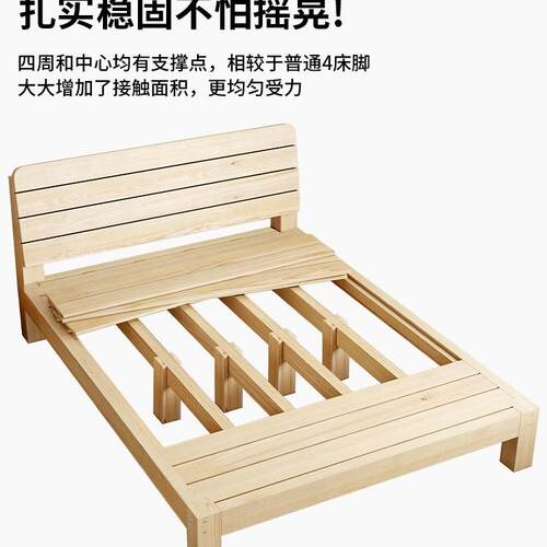 木租NVP床带床垫包安装卧室出房1.实米双人床小户型1.28单人简易