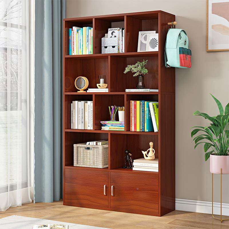 A10L书架简置物架地书柜落用儿童201L易家收纳客厅小书架转角靠墙