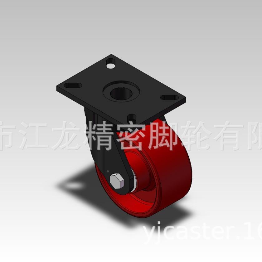 6英寸墨铸铁超重型脚轮k5球00gs江380龙2精密脚轮