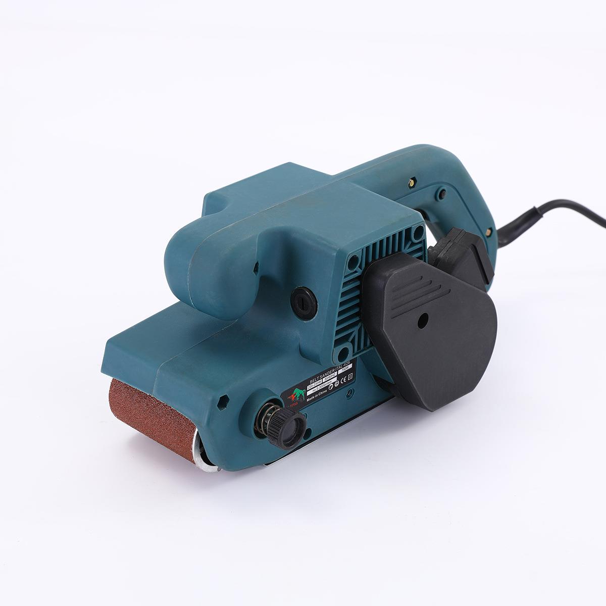 抛工业级3光寸小手提式砂带机木工UVZ平面打型磨机台式家用砂纸机