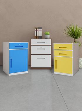 办公LGA-063室档桌下铁皮柜活带锁抽屉动柜钢制储物柜资料案小柜