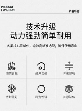 TN10双轴25杆6大推力2气缸TD无品牌/A2310小型气动40长行程X10X双