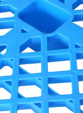 苏州叉车用胶网卡板防潮GFQ栈板网九脚塑料托格格塑轻型托盘