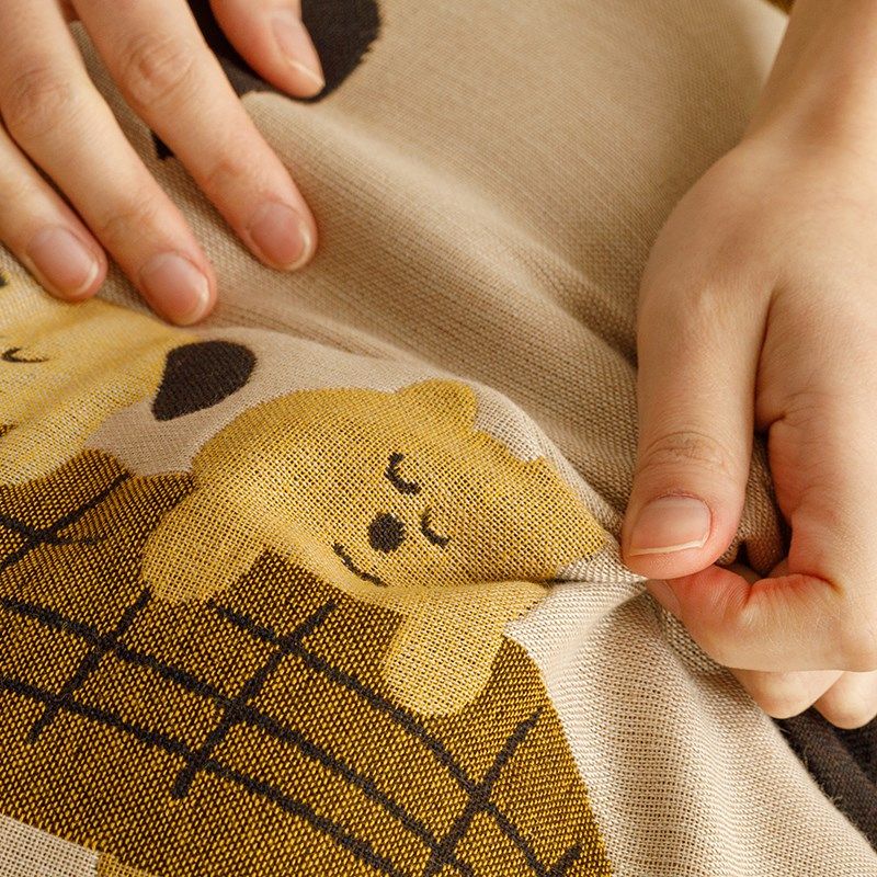 纯棉纱布枕套一对装全棉成人家用按扣式48x74儿童学生吸汗枕头套.