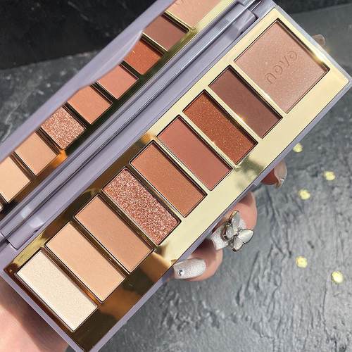 九色novo眼影盘2021年新款ins超火正品大地色小众品牌平价学生款