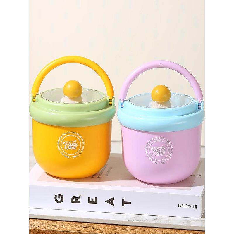 德国早餐杯高颜值耐高温带盖带勺便携上班族沙拉杯水果酸奶燕麦杯