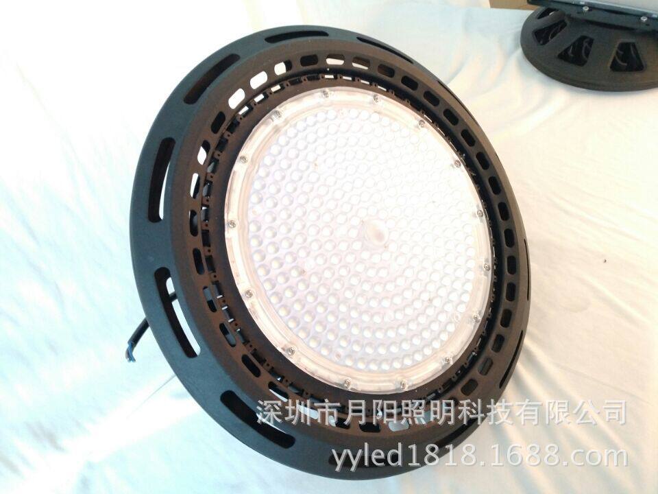 2019新款圆盘飞碟工矿灯铝外壳UFO鳍片套件SMD贴片LED工矿灯