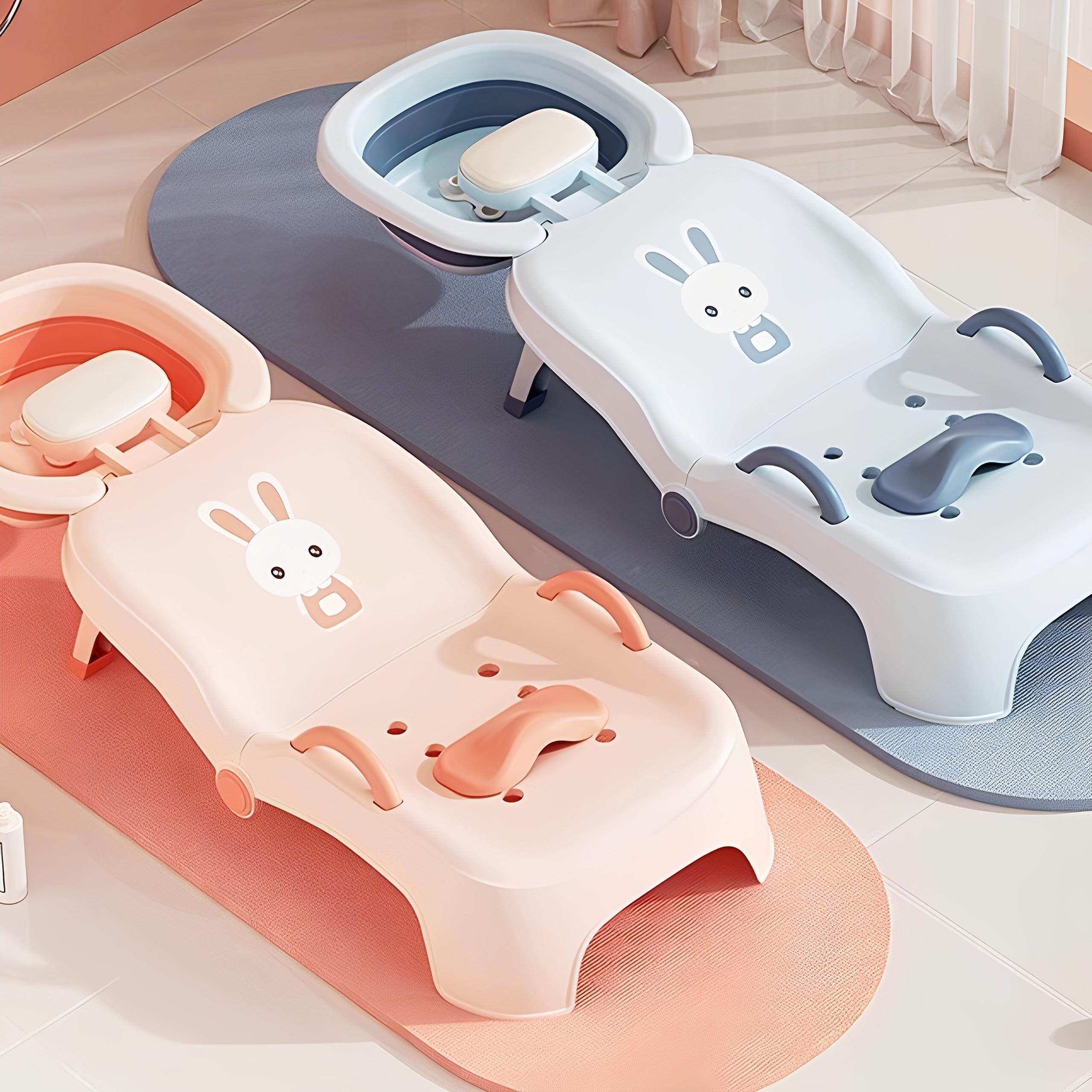 日本儿童洗头躺椅可折叠洗头宝宝家用洗头床女童小孩婴儿洗头发凳,婴童用品,宝宝洗头椅,淘宝优惠券,粉丝福利购,淘宝优惠卷