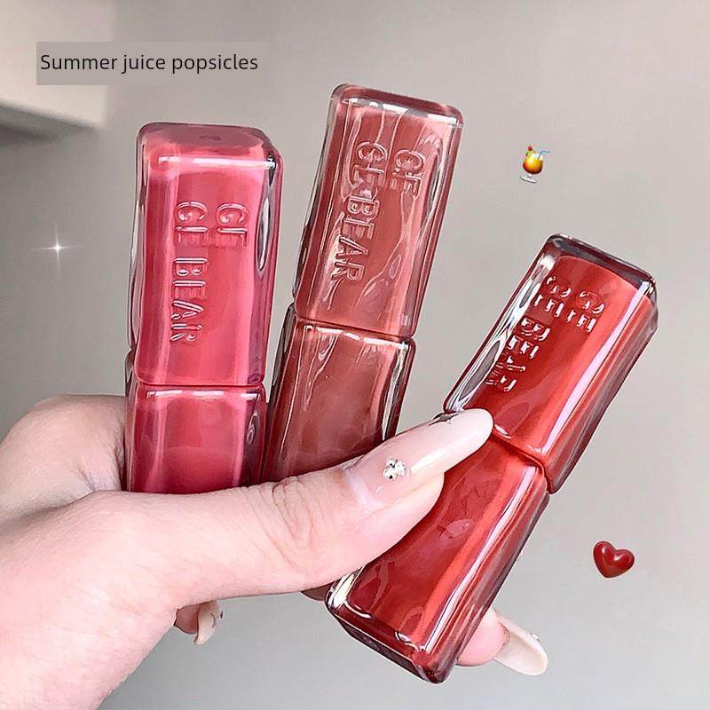 Gegebear Gogo Bear镜面口红透明色不粘杯纯欲望口红