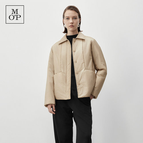 MOP冬新款复古工装棉服女
