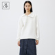 新款 Polo Marc MOP 春季 时尚 斜门襟翻领落肩简约百搭套头卫衣女