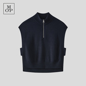 100%绵羊毛 新款 Marc Polo 女春季 MOP套头衫 简约女针织马甲