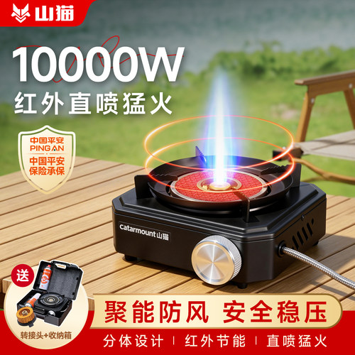 1万瓦超大火力丨山猫双核猛火炉