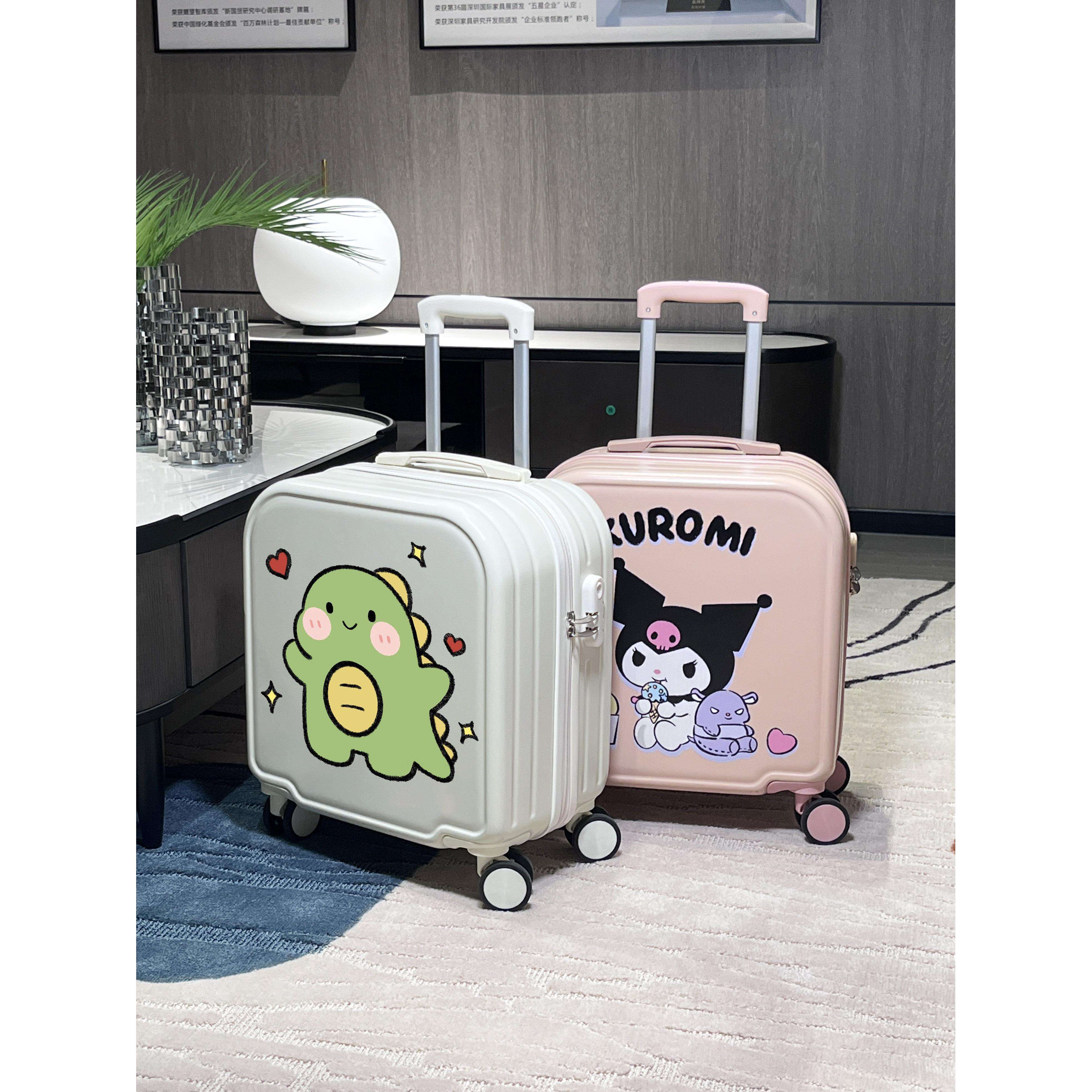 韩国行李箱女孩小型轻便18寸新款登机小学生拉杆箱卡通旅行箱