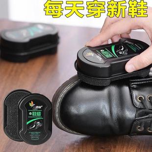 鞋擦皮鞋油无色通用擦鞋神器增亮保养护理清洁鞋蜡刷子双面海绵擦