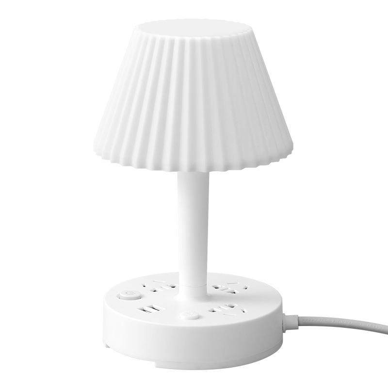 【既是台灯也是插座】卧室床头灯