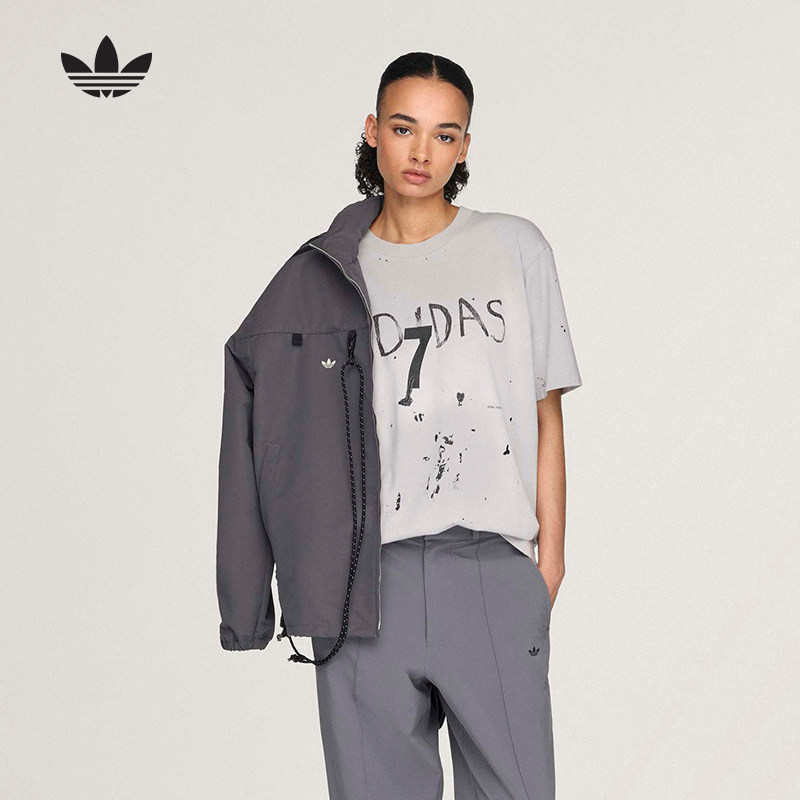 adidas阿迪达斯三叶草新品2026夏季中性纯棉运动短袖T恤 KS1342