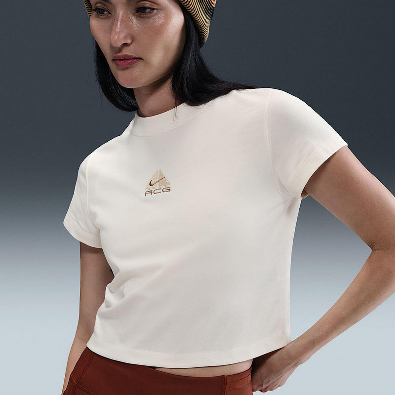 Nike耐克ACG女子秋季新款户外修身透气速干短袖运动T恤HM6085-110