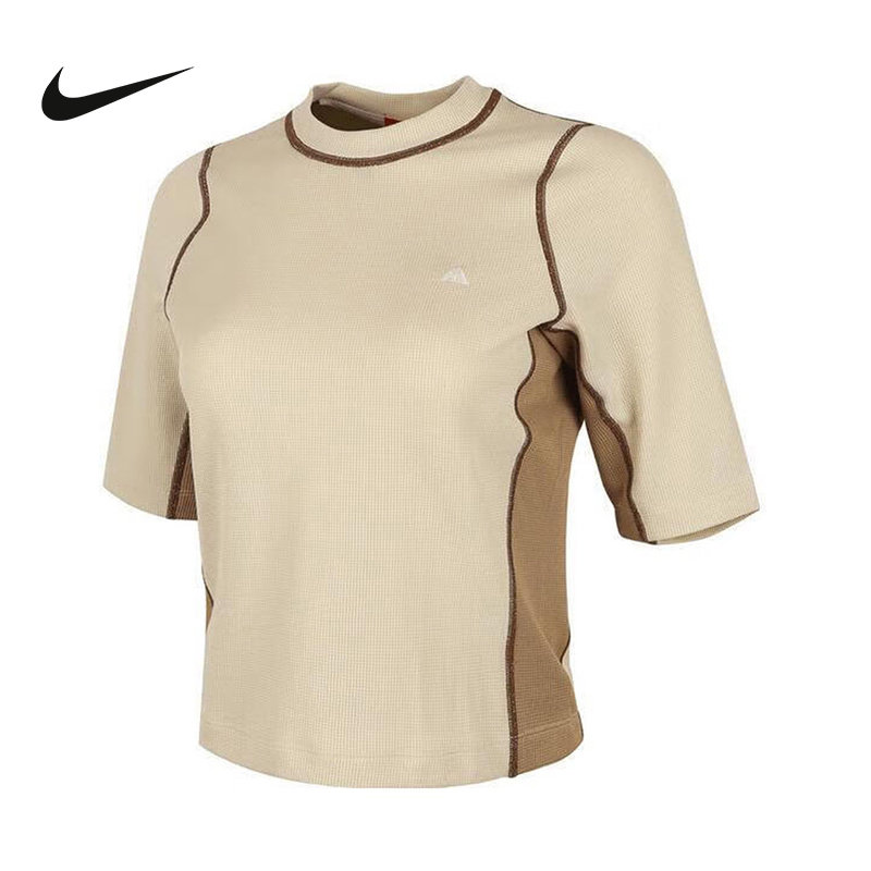 耐克NIKE 女款ACG秋季户外训练透气速干短袖运动T恤 HV0582-229