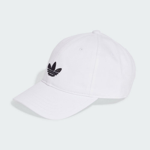 adidas阿迪达斯男女同款运动棒球帽鸭舌帽白色遮阳帽JC6025