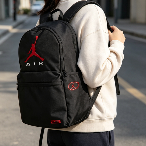 NIKE耐克男女同款书包2026春Joran刺绣休闲背包双肩包IR8389-010