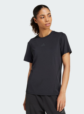adidas阿迪达斯女子D4T INT T-SHIRT运动短T恤JZ6281