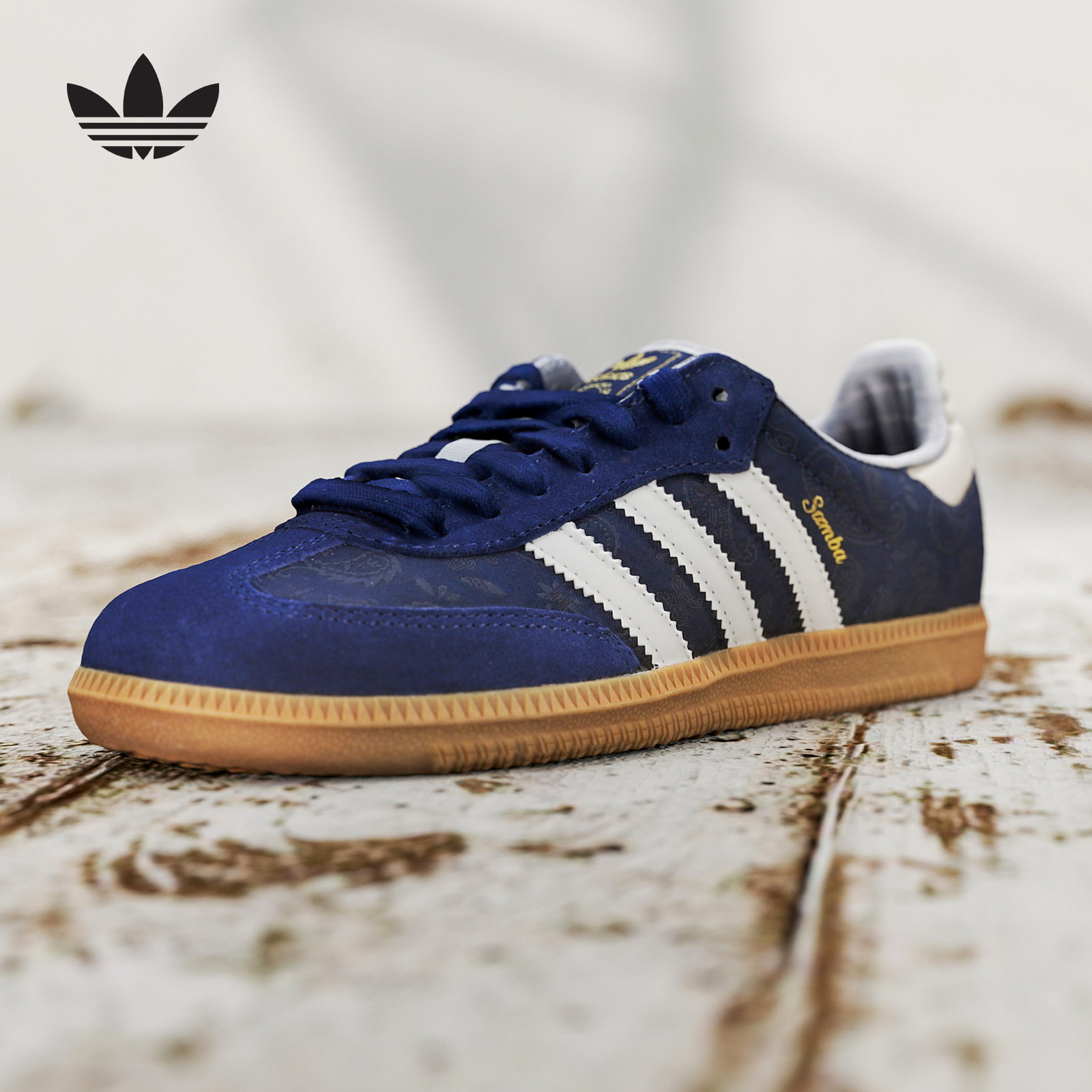 adidas阿迪达斯三叶草SAMBA OGT头鞋经典德训鞋夏中性 KZ7551