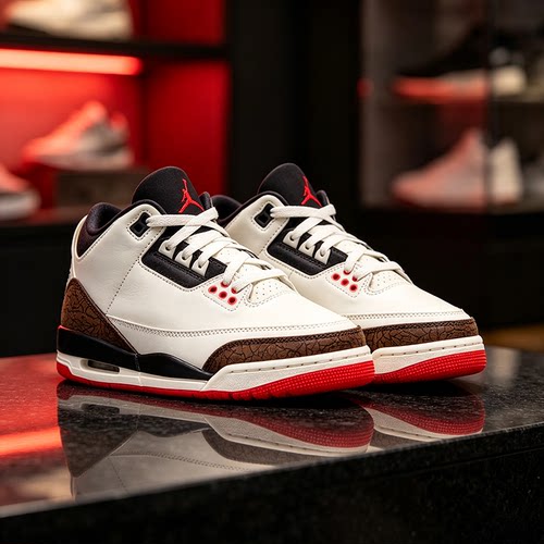 Nike耐克女鞋AIR Jordan 3 AJ3复刻大童休闲复古篮球鞋DM0967-103