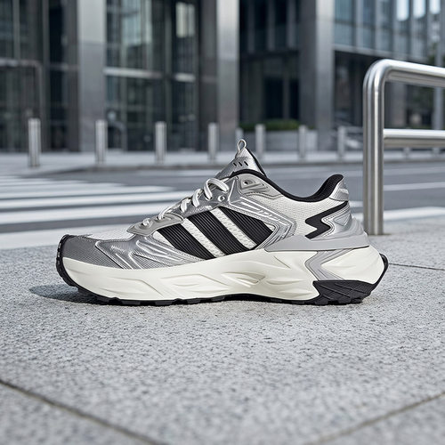adidas阿迪达斯男女缓震回弹跑步运动休闲老爹鞋机甲风暴 JS0059