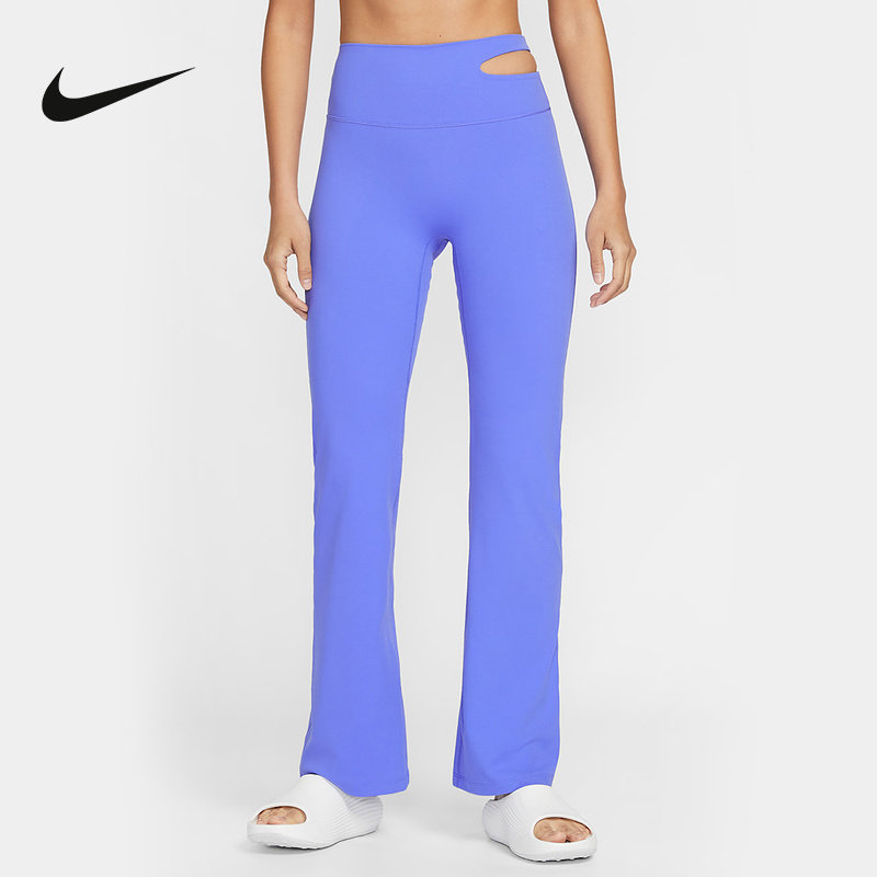 NIKE耐克女裤2026春季新款训练运动裤百搭紧身针织长裤IB9116-570