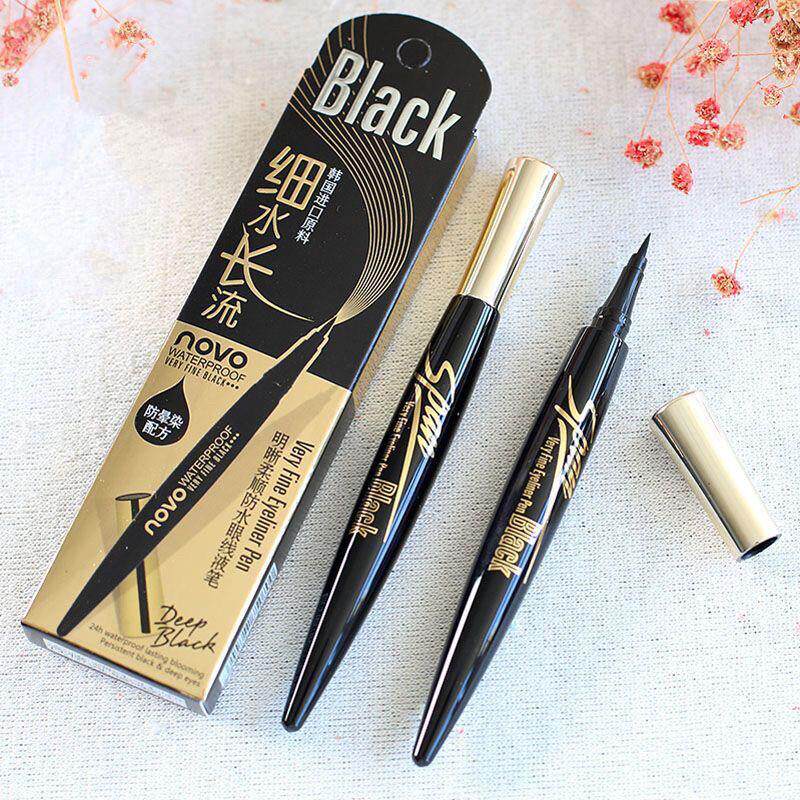 防品牌持正品极细眼线液笔汗防UXQ晕染新手水防黑色细头眼线笔柔