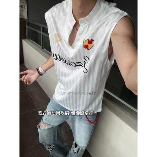户外运动凉感速干无袖T恤