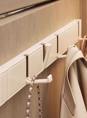 日本JSMC隐形挂衣钩免打孔入户门后挂钩衣帽书包壁挂式浴室挂衣架