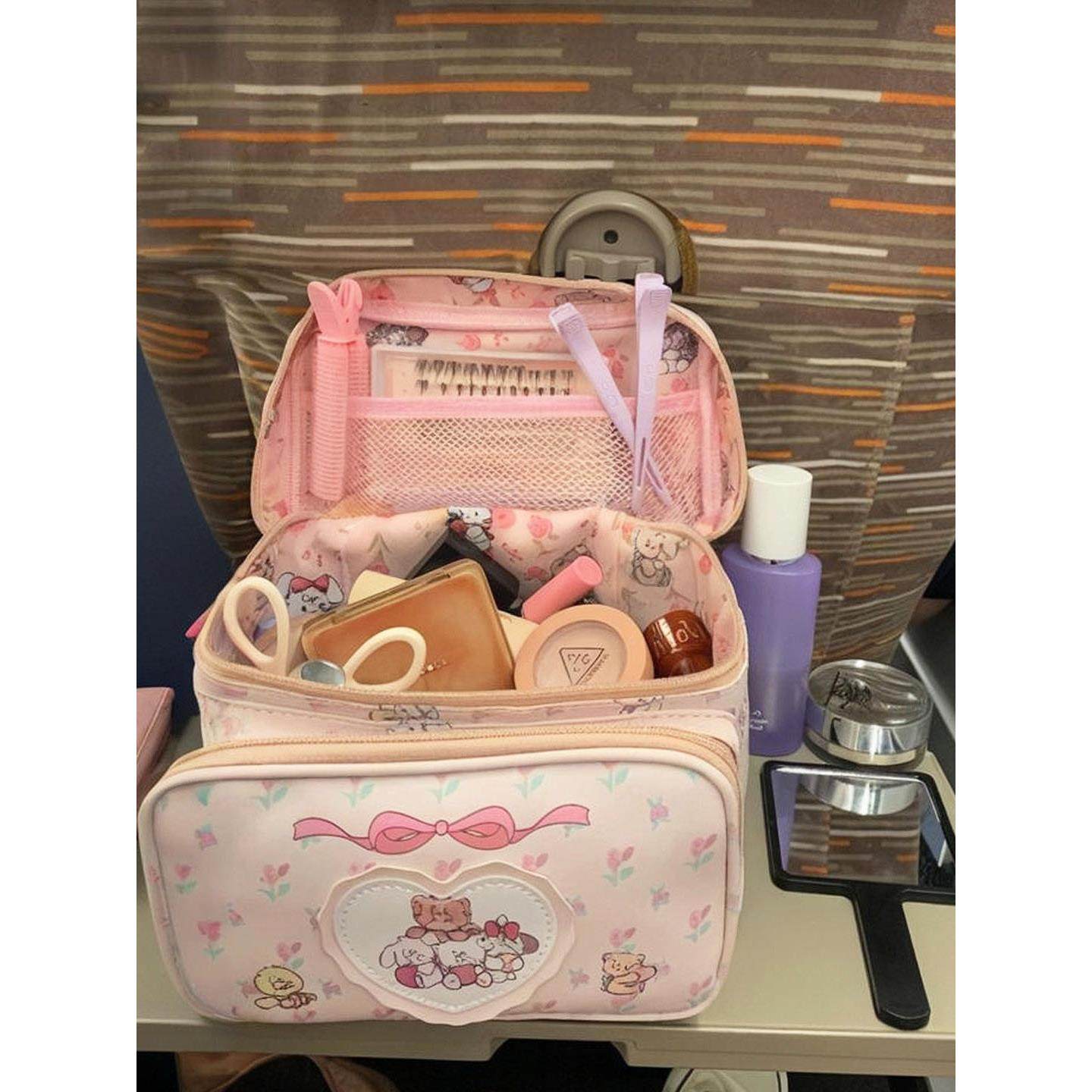 Mikko化妆品袋大容量化妆品袋旅行杂项手袋防水便携式洗漱袋隔层