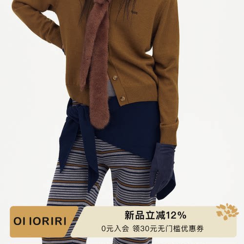OIIORIRI羊毛针织三角披肩