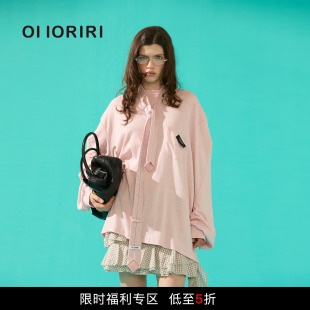 宽松纯棉T恤长袖 褶皱开口袖 OIIORIRI 上衣女 5折限时福利款
