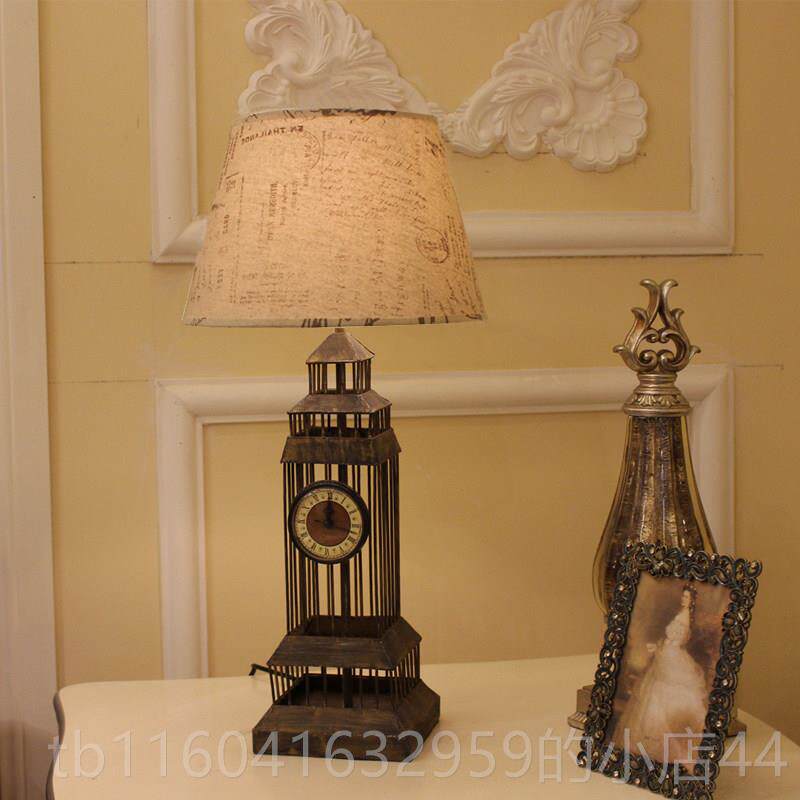 新款地中海个性儿童房卧室意床头书房创书桌眼可遥控护调光装饰台