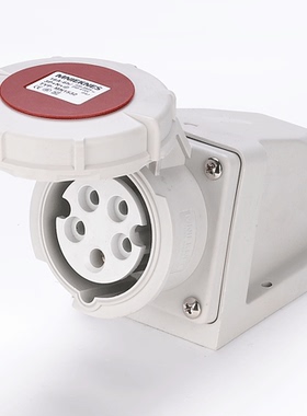 国曼电气MNIEKNES三相16A防水3P+N+PE五孔工业插头明装插座MN1512