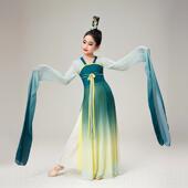 女景洪 儒雅舞汉 代摆袖 高档儿童采薇舞服装 典水袖 超古级