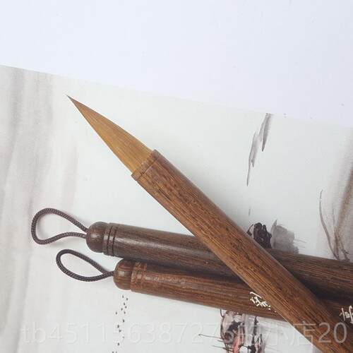 高档卫笔坊豹狼毫大中小人楷书纯狼正品毛套装笔初学成者书法专用