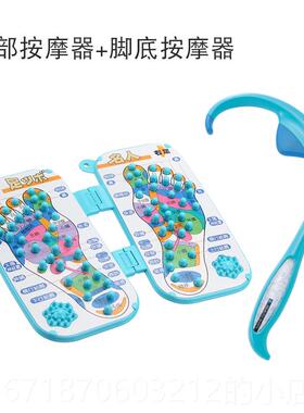 高档日本进口Io位tani肩膀颈背部按器指压穴按摩棒手摩心握棒敲m