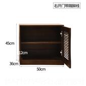 高档全实木楼梯下鞋 柜自由组家用口门简容约多层大合量储物收纳门