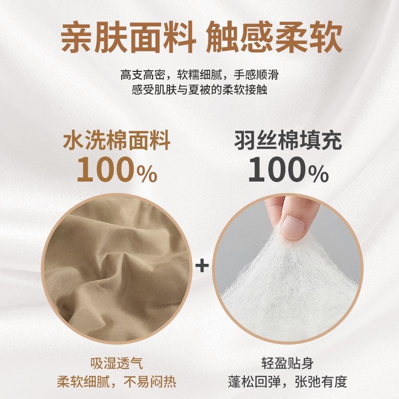 2025新款空调被夏凉被可机洗被子夏被单人夏季非纯棉全棉春秋被芯,床上用品,化纤被,淘宝优惠券,粉丝福利购,淘宝优惠卷